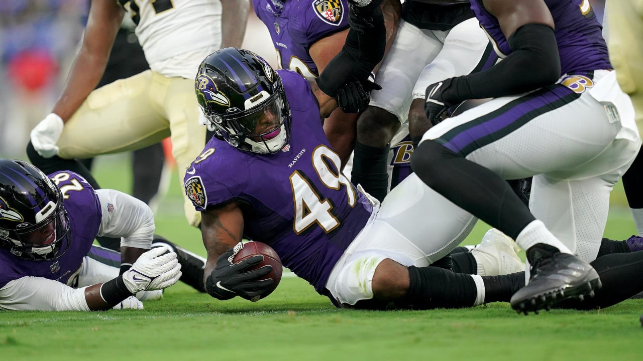 Baltimore Ravens vs. New Orleans Saints, Preseason Week 1, August 14, 2021,  Patrick Queen, Second Year Players