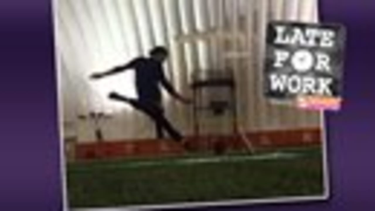 Late For Work 4/8: Slow-Motion Video Of Justin Tucker Kicking