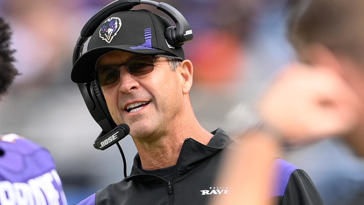 Ravens HC John Harbaugh reacts to huge win over Bengals