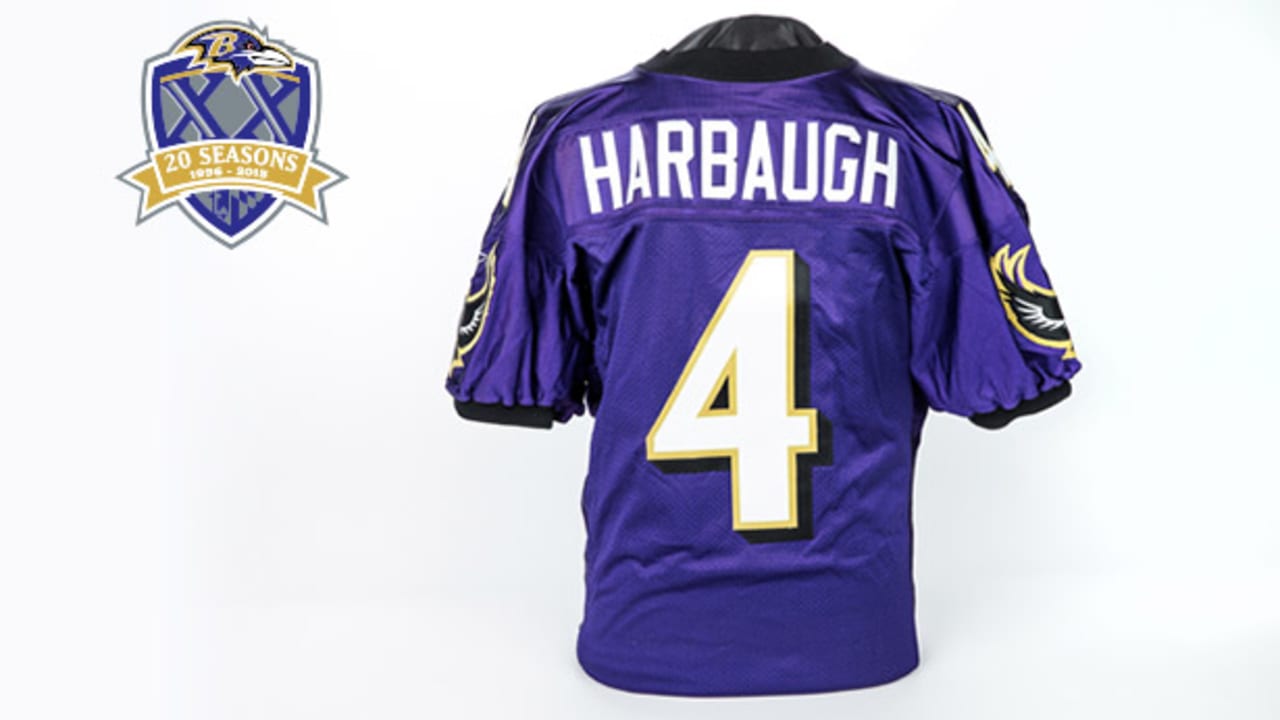 20 Ravens Relics In 20 Years: Jim Harbaugh's Ravens Jersey