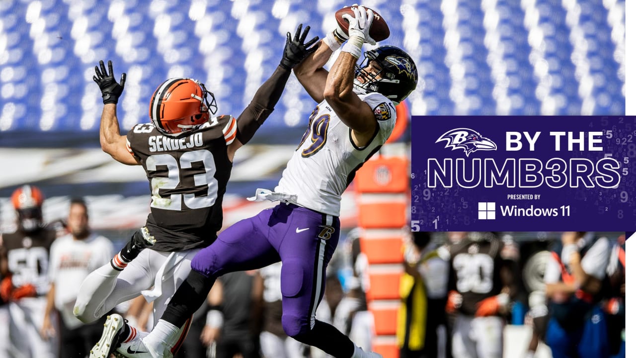 Breaking down numbers from Browns vs. Ravens