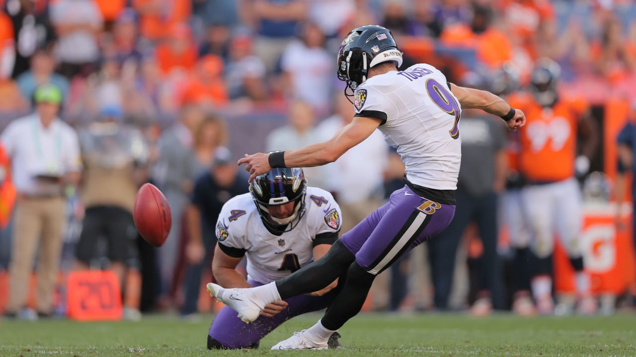 Baltimore Ravens at Denver Broncos, Week 4, October 3, 2021, Highlights, Justin Tucker, Field