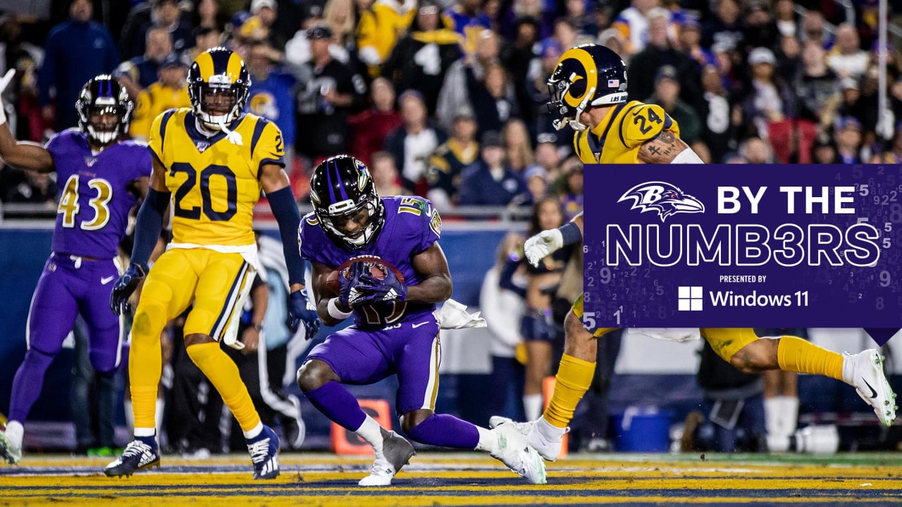 Stats to Know Ravens vs. Rams, Week 17