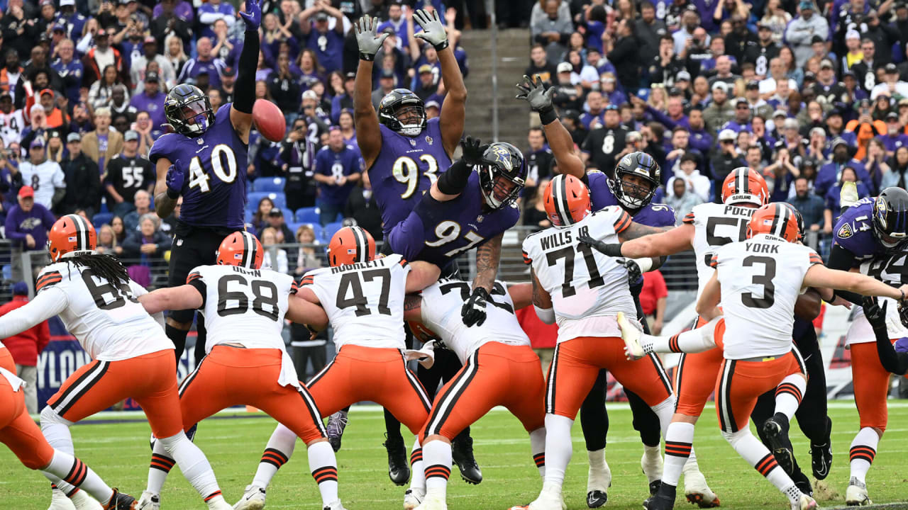 Malik Harrison’s Face Makes GameSaving Block As Ravens Survive Fourth