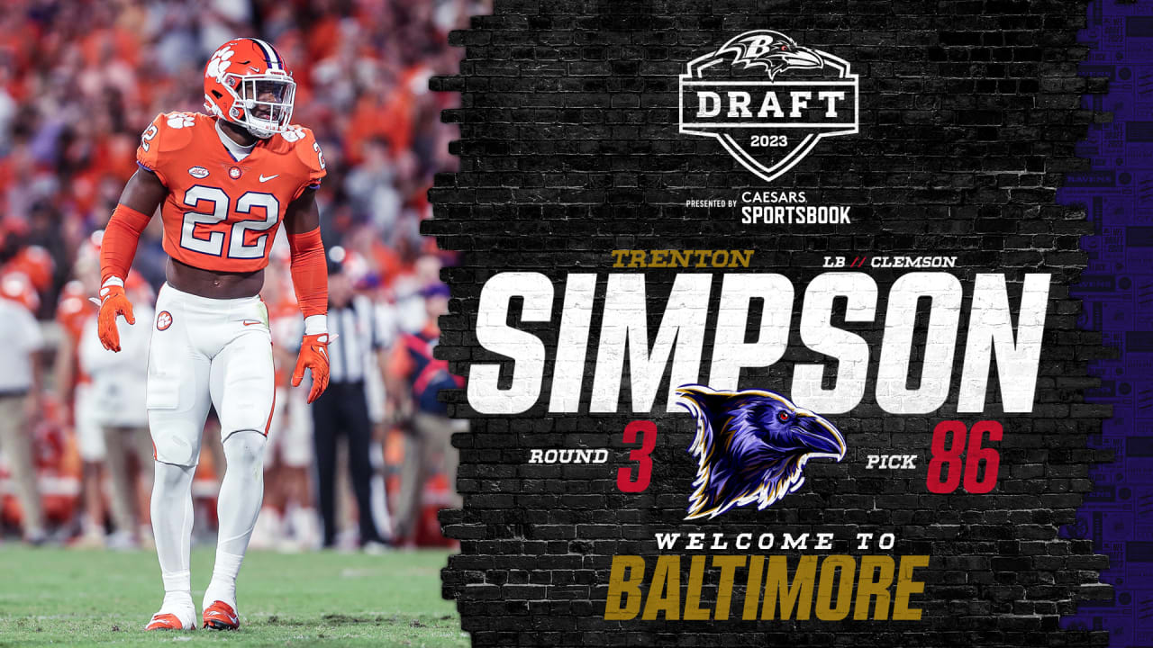 Ravens Select LB Trenton Simpson in Third Round