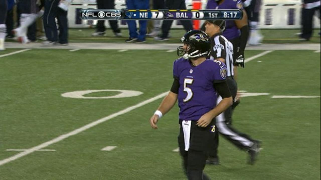 Knee Brace Affects Flacco's Int?