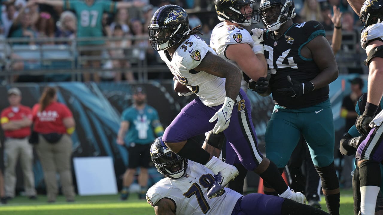 Ravens RB Gus Edwards will play vs. Jaguars; S Kyle Hamilton inactive for  first time