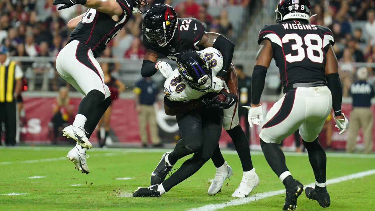 Baltimore Ravens tight end Isaiah Likely (80) in action during the first  half of an NFL football game against the Denver Broncos, Sunday, Dec. 4,  2022, in Baltimore. (AP Photo/Terrance Williams Stock