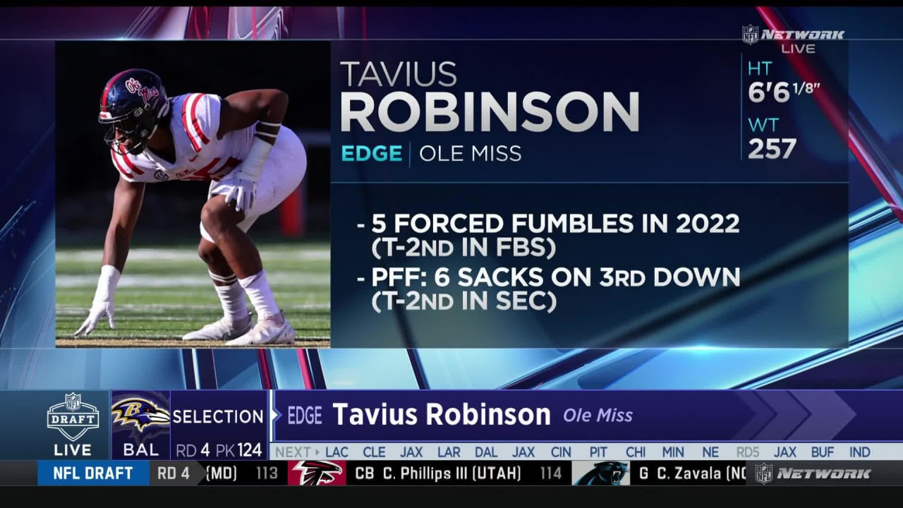 Breaking Down Tavius Robinson Pick By Ravens