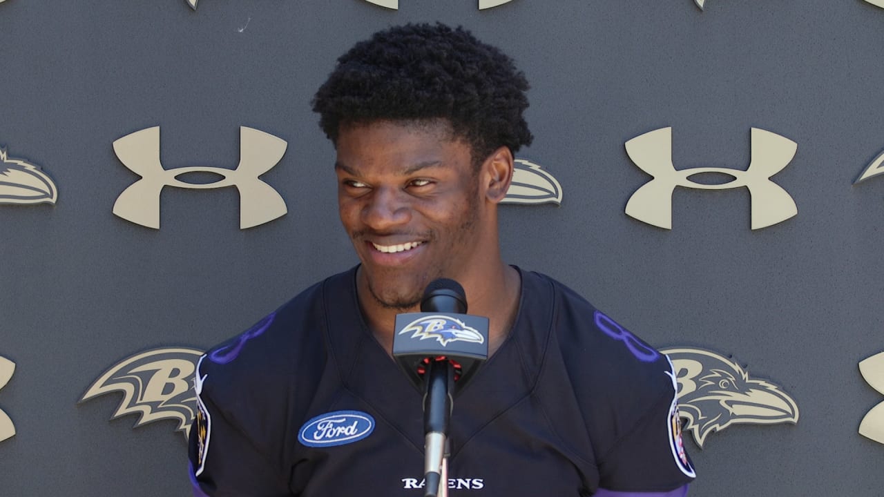 Lamar Jackson Reacts to First Practice Taking Majority of Snaps