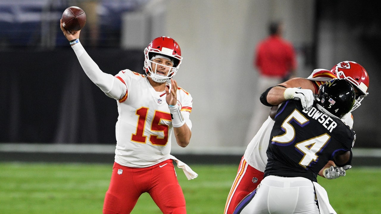 Kansas City Chiefs vs. Baltimore Ravens, Monday Night Football, Patrick  Mahomes