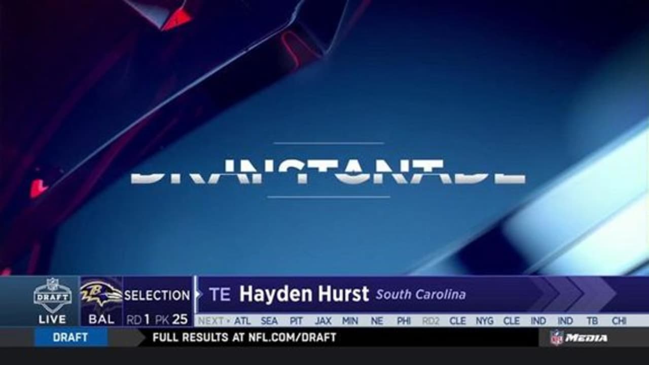 Pro baseball 'absolutely' prepared tight end Hayden Hurst for draft process