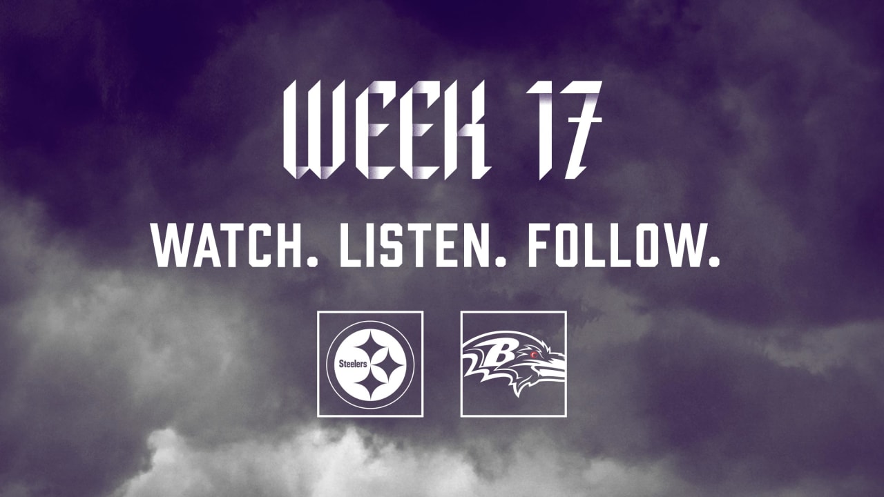 How to Watch, Listen, Live Stream Ravens vs. Steelers Week 17 2022