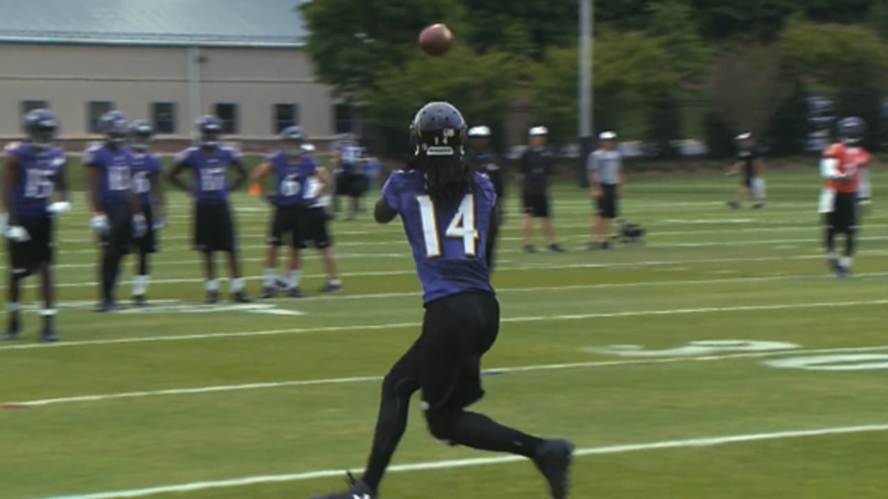 Practice Highlights: Marlon Brown Snagging Passes