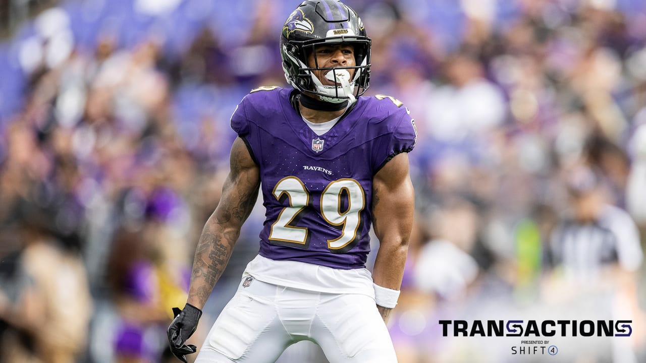 Ravens Place Ar'Darius Washington on Injured Reserve