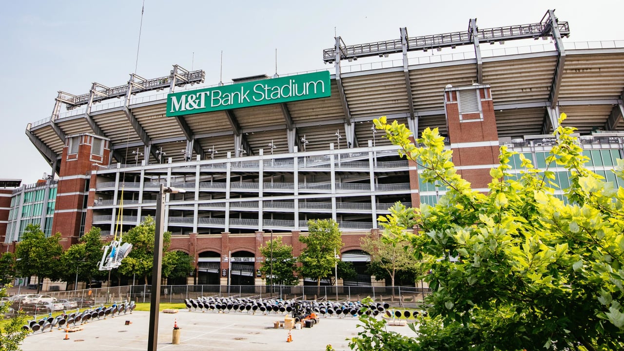 Exterior of M&T Bank Stadium, home of Baltimore Ravens American