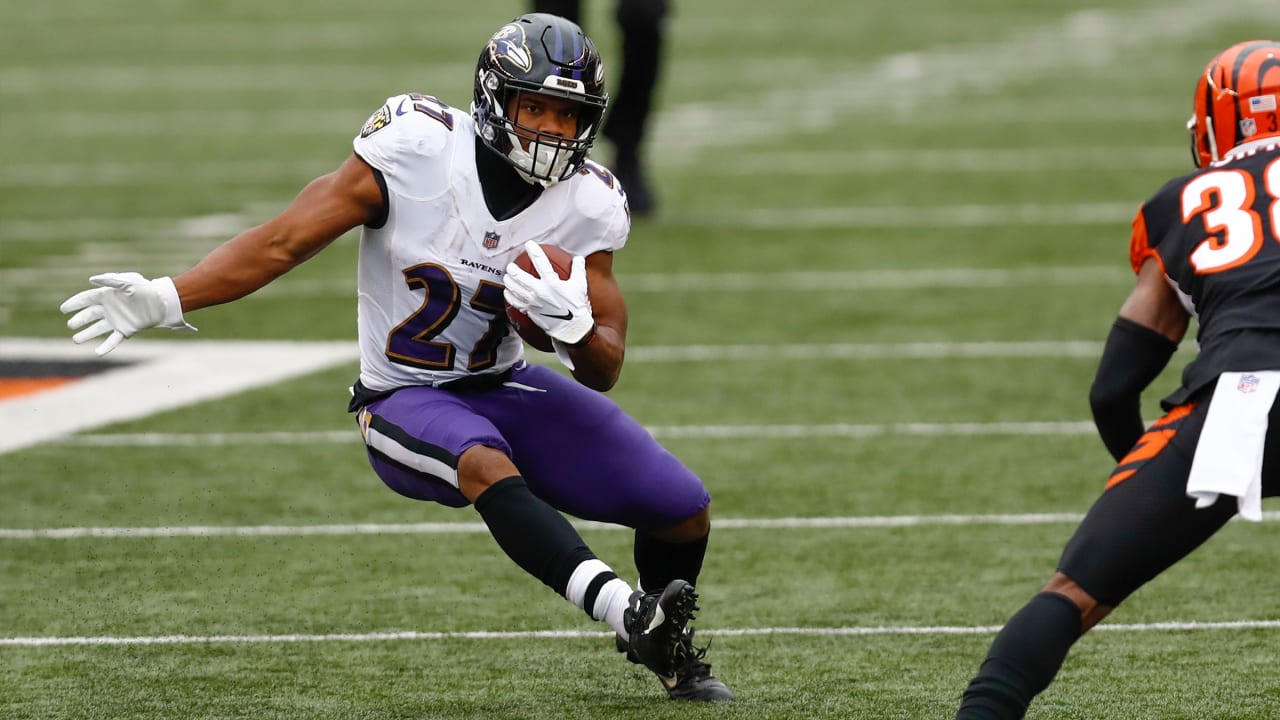 Baltimore Ravens at Cincinnati Bengals, Week 17, January 3, 2021 Highlights J.K. Dobbins