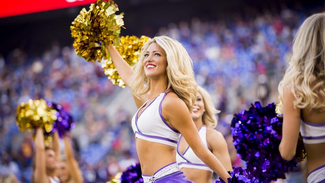 NFL cheerleaders in the preseason