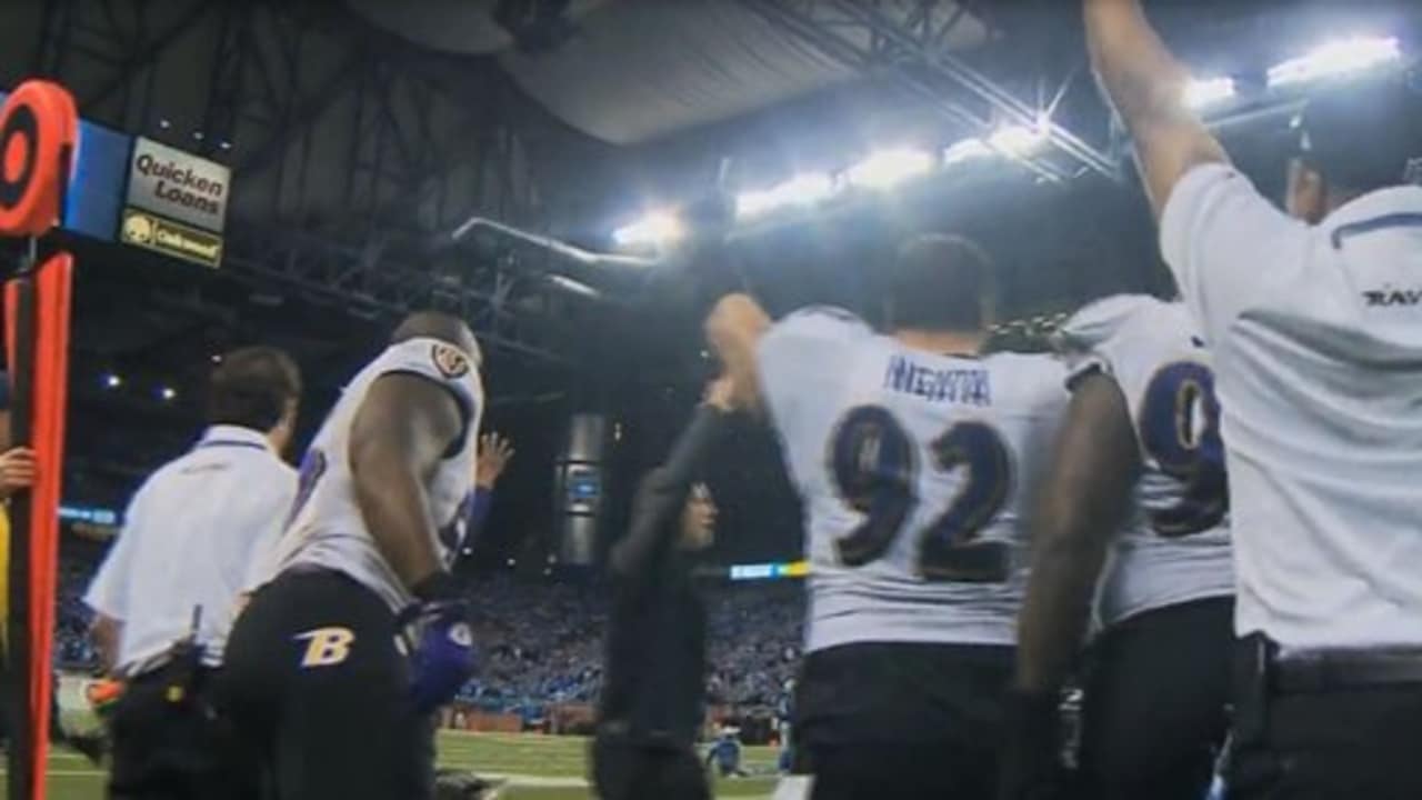 Ravens Bench Flips For Tucker's Kick