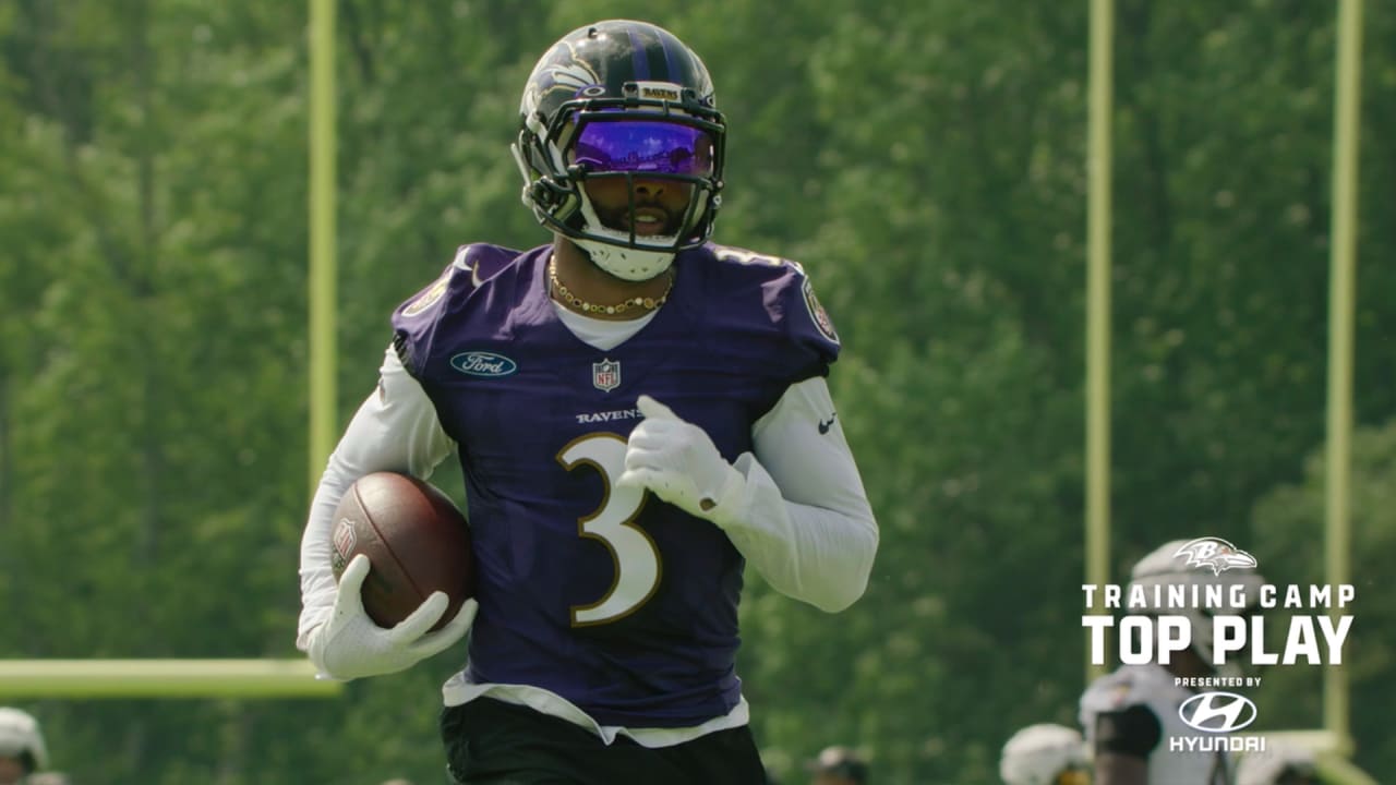 Lamar Jackson Connects With Odell Beckham Jr. on Day 1