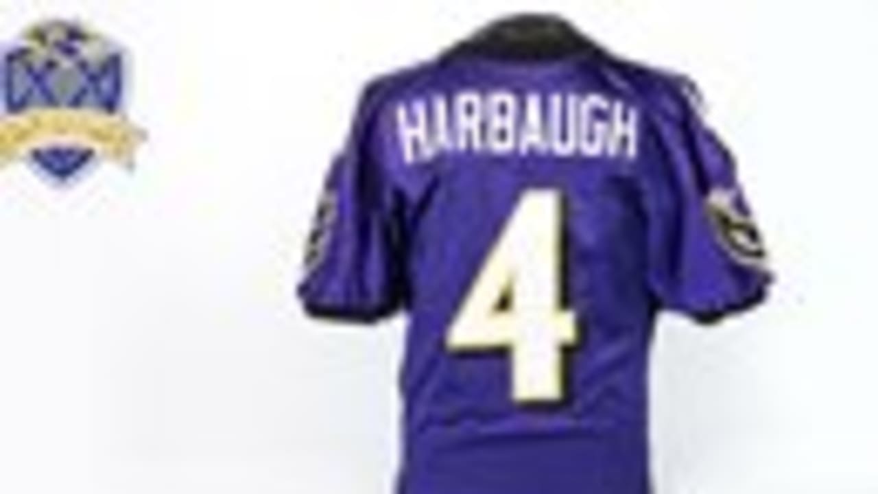 Jim Harbaugh's Ravens Jersey