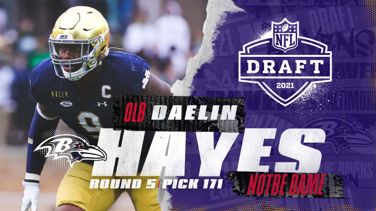 2021 Nfl Draft Linebacker Daelin Hayes Notre Dame Round 5 Pick 171