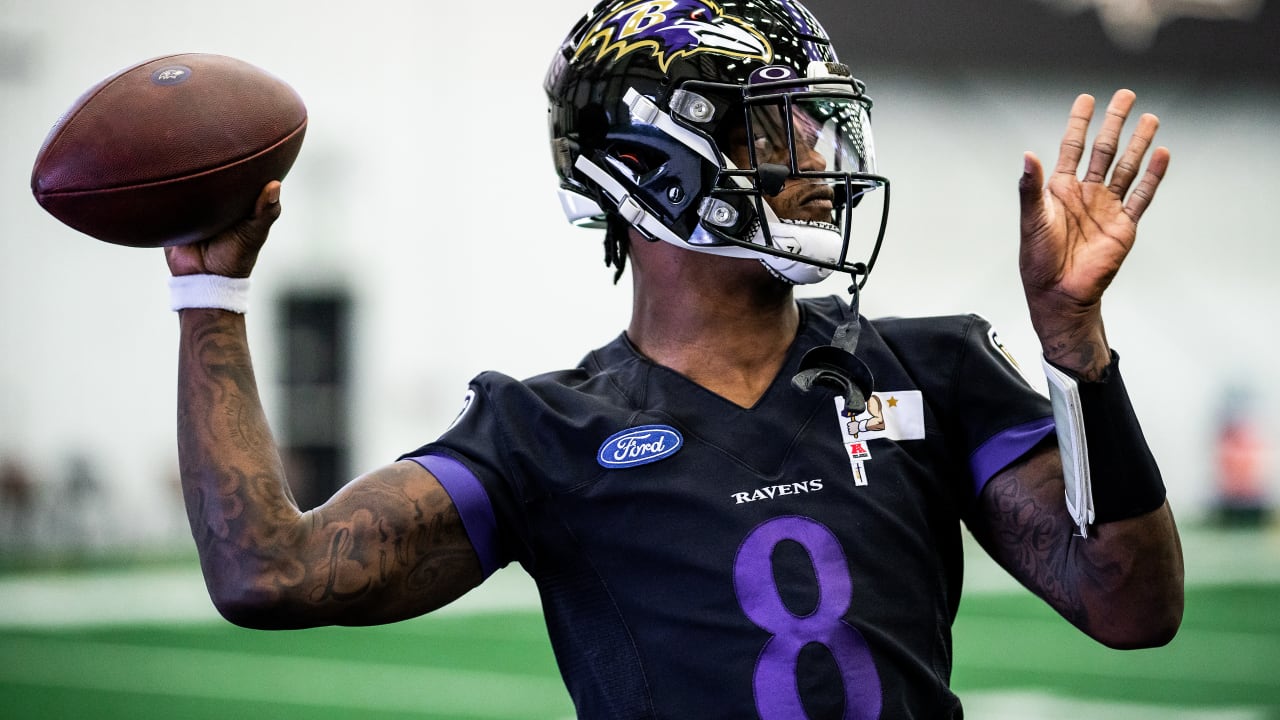 lamar jackson practice jersey