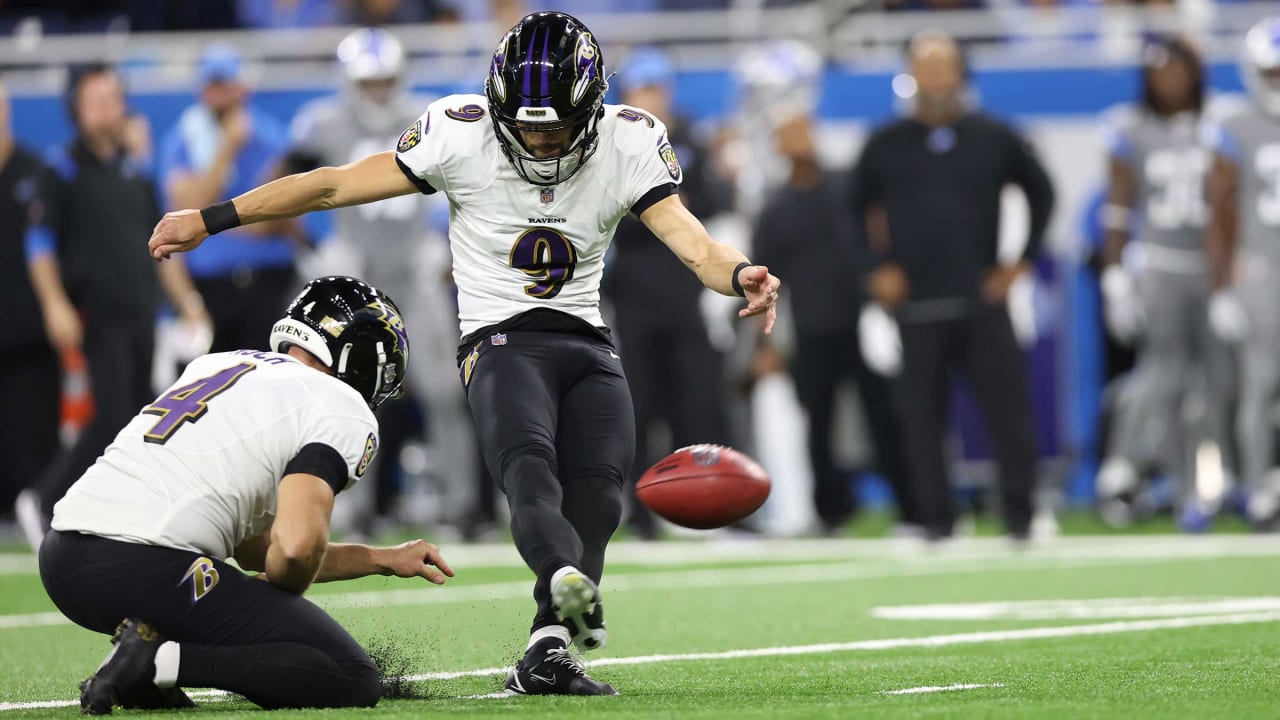 Baltimore Ravens at Detroit Lions, Week 3, September 26, 2021, Highlights, Justin  Tucker, Field Goal