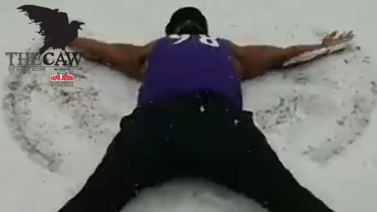 The Caw: Watch Brandon Williams Make Snow Angels in Snapchat Takeover