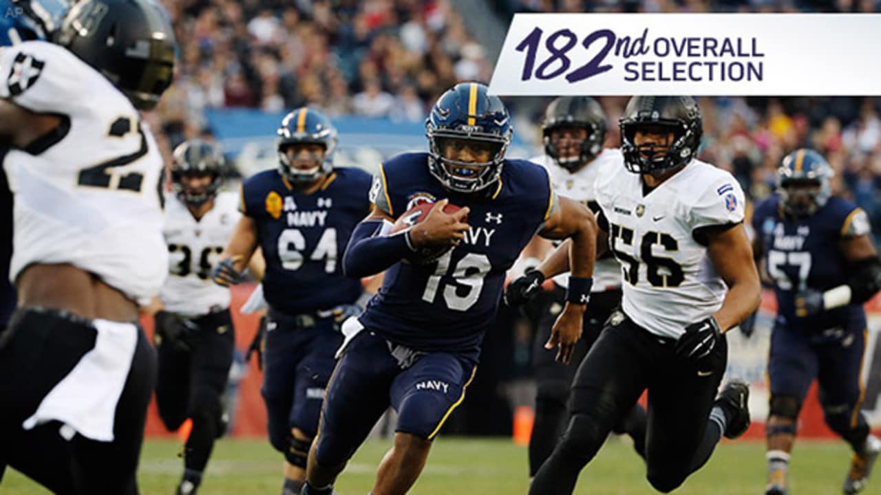 Round 6 Ravens Draft WR Keenan Reynolds At No. 182