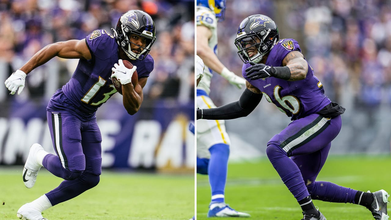 Ravens WR depth chart after losing Rashod Bateman for season