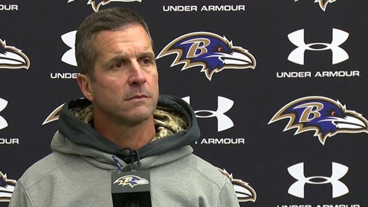 Full Presser John Harbaugh Honored To Coach Steve Smith 