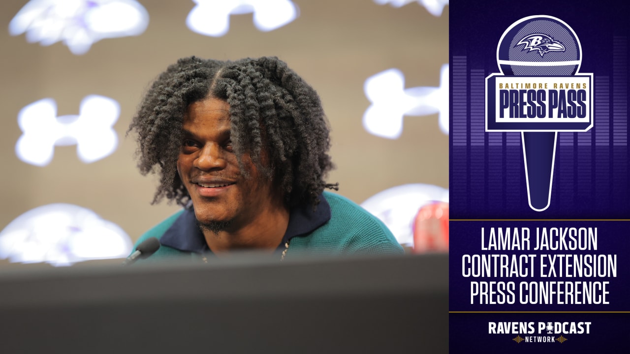 Lamar Jackson Contract Extension Press Conference