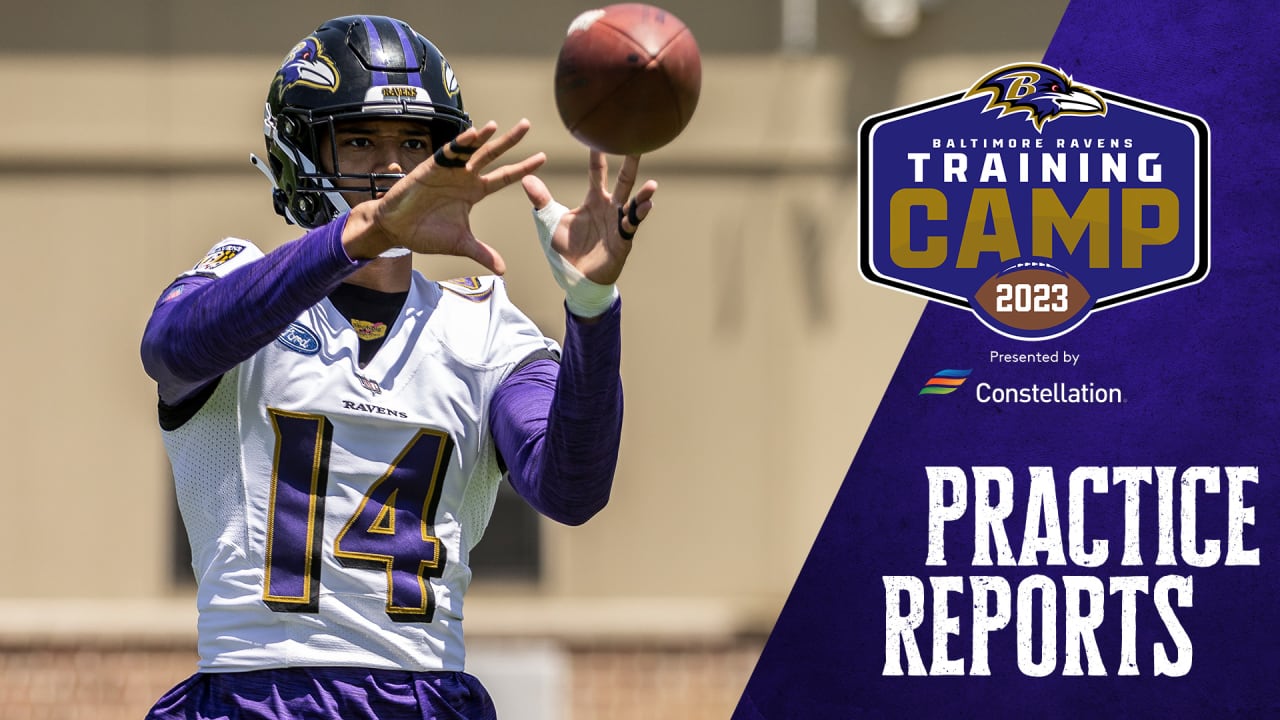 Ravens debut new quarterback practice jerseys at 2023 training camp