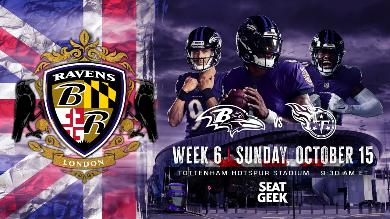 Ravens Will Travel to London to Face Titans