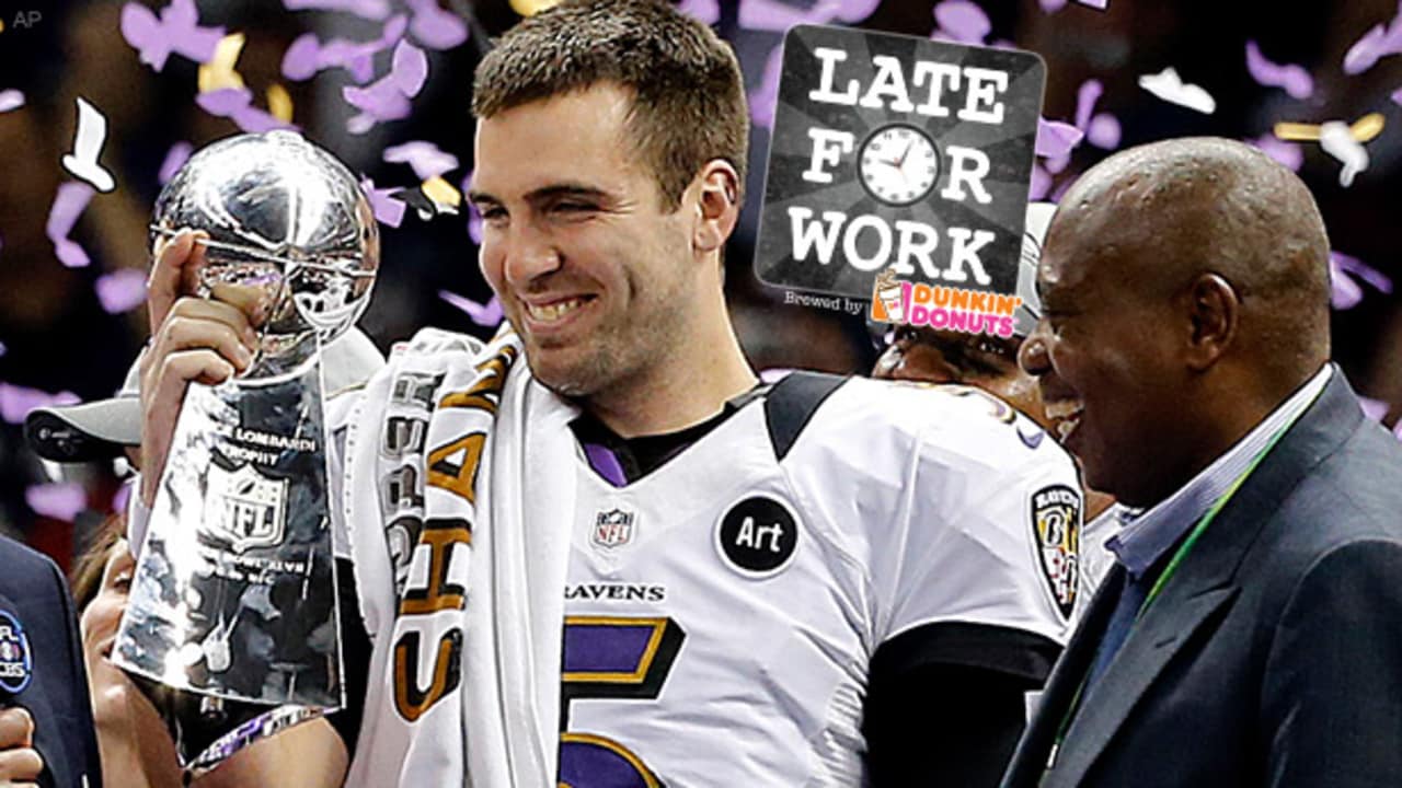 Late for Work 1/30: Where Joe Flacco's Super Bowl XLVII Ranks in