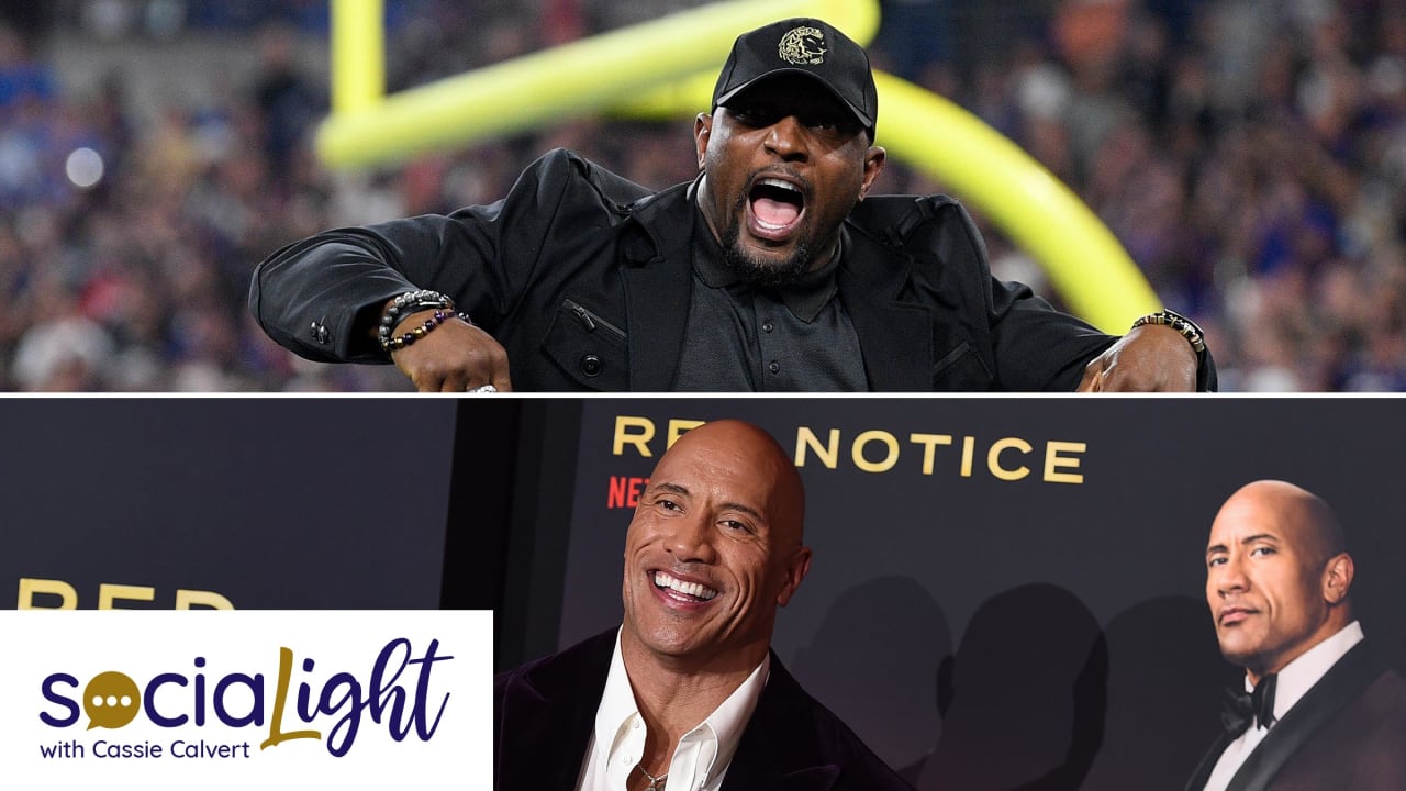 The Rock Tells a Great Story About Playing With Ray Lewis