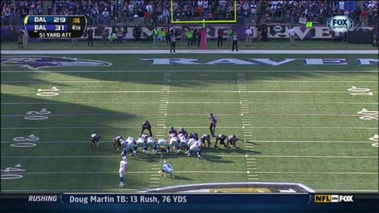 Cowboys game-winning field goal vs. Bengals 