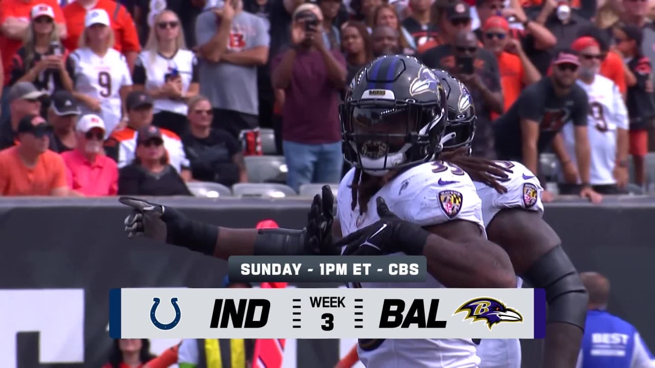 Colts vs. Ravens Preview Week 3 NFL Network