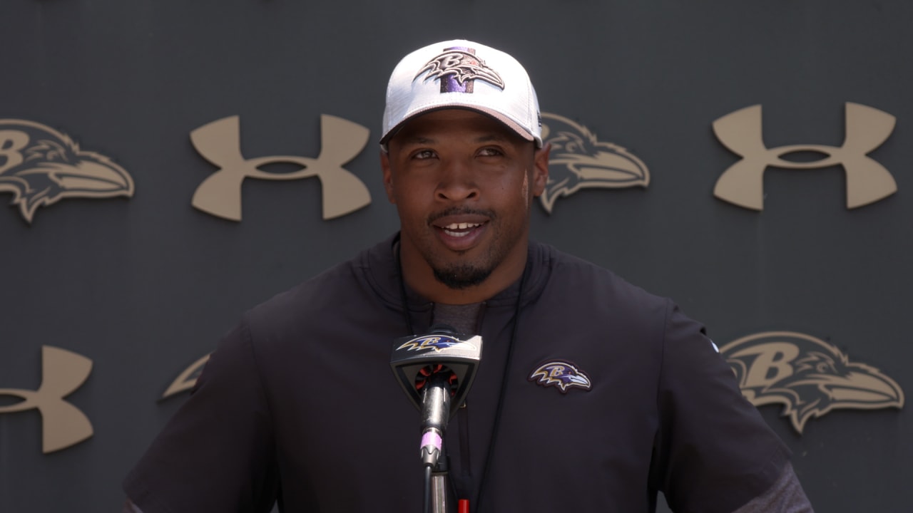 Ravens ST coordinator Chris Horton gives praise to P Jordan Stout