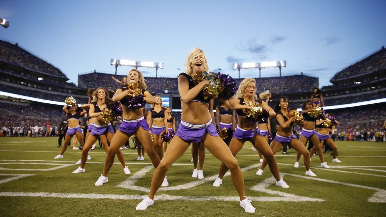 Ravens Cheerleaders Ravens vs. Panthers