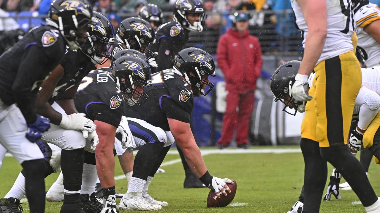 Ravens Offensive Linemen Go Bowling for Touchdown Celebration