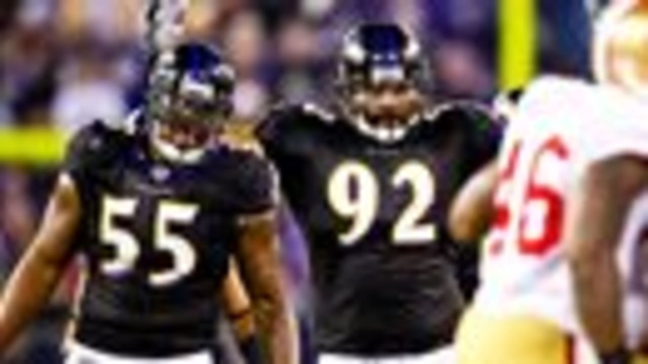 Terrell Suggs and Haloti Ngata switched jerseys for Ravens team