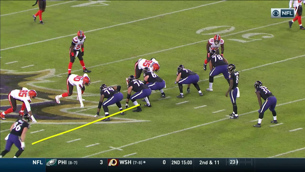 Highlight: Gus Edwards Rumbles Past Browns