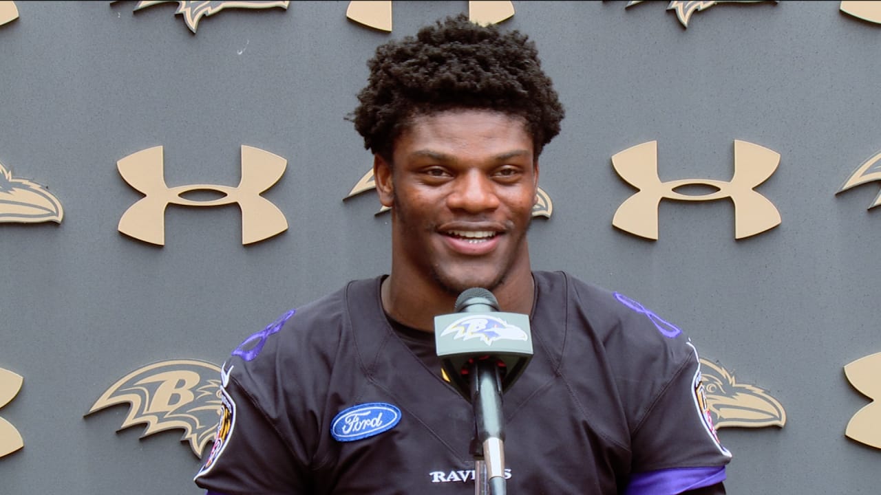 Lamar Jackson Talks About Playing in His First NFL Preseason Game