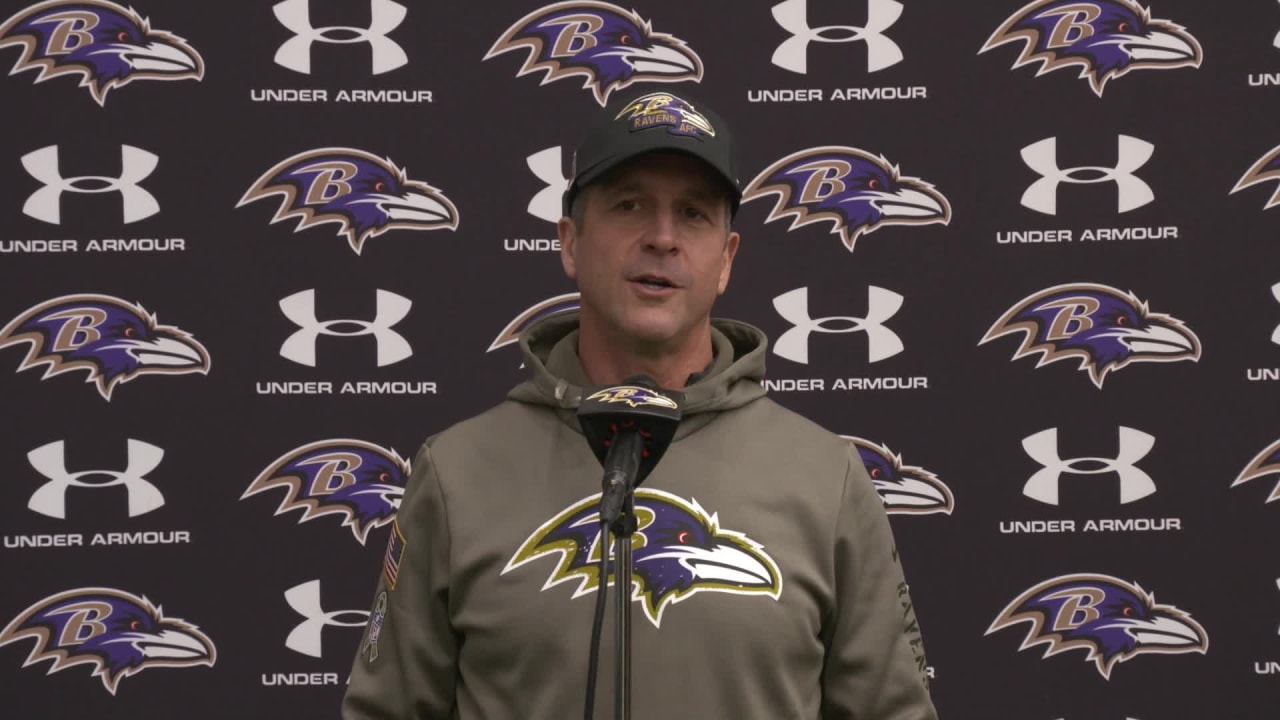 Ravens HC John Harbaugh praises fans who overcame cold weather in Week 16