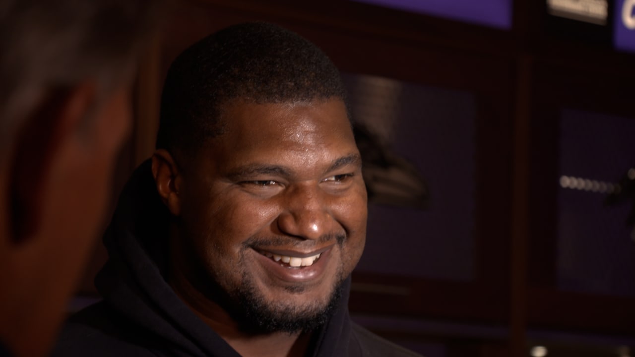 Ravens DL Calais Campbell showers praise on DL Travis Jones