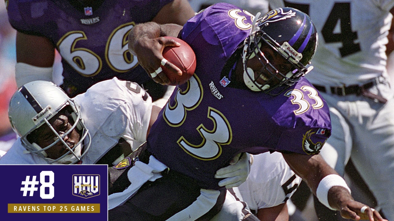 No. 8: Sept. 1, 1996 – Ravens 19, Raiders 14