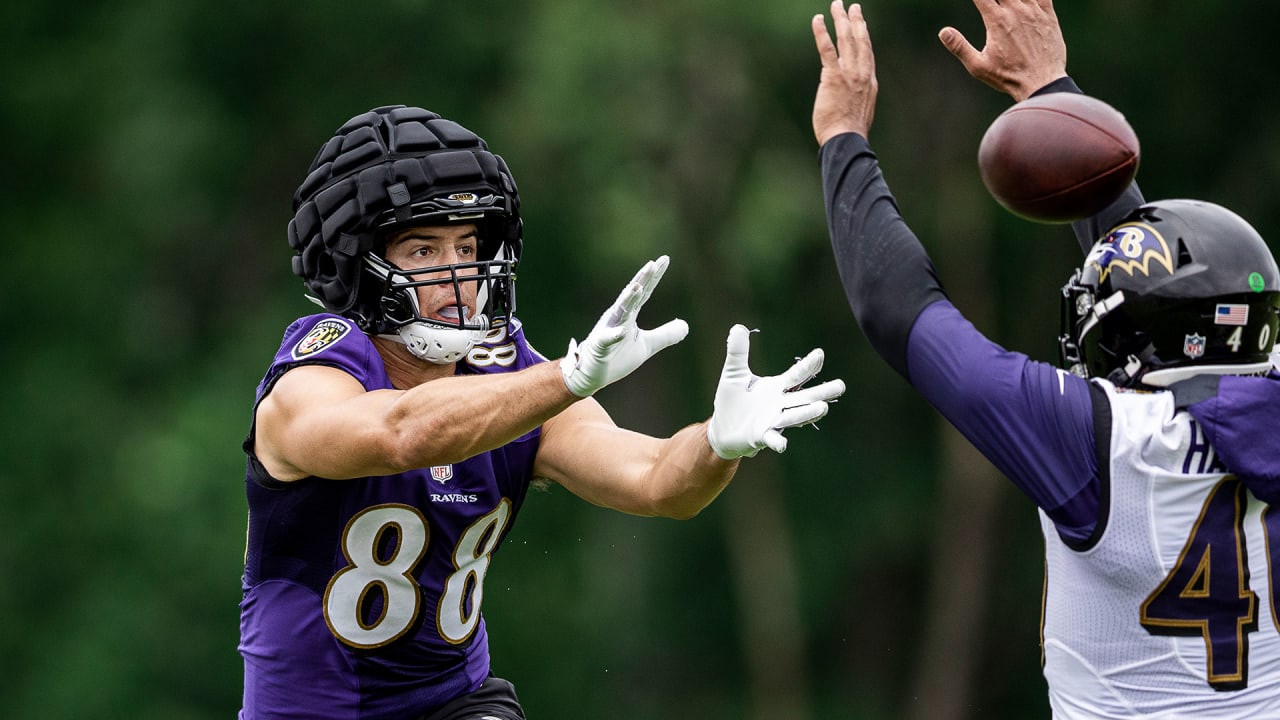 Ravens Rookie Tight End Charlie Kolar Cleared for Practice