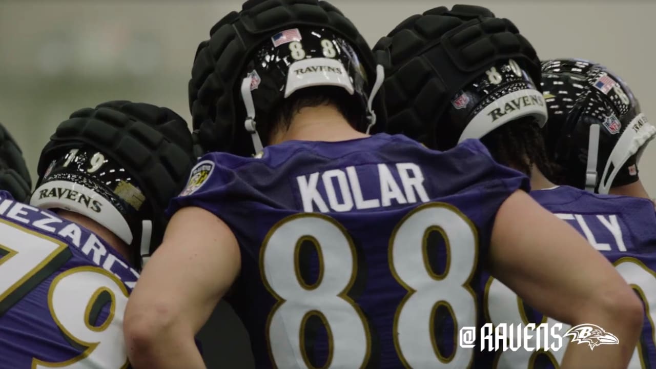 WATCH: Rookie TE Charlie Kolar returns to practice